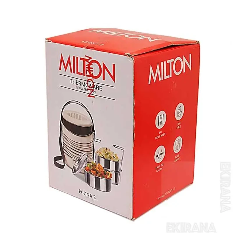 Milton Econa 3 Thermoware - Insulated Tiffin - 3 Tier - Image 7