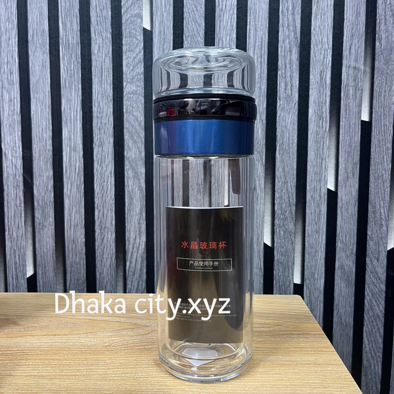 Thermos Water Bottle, Direct Drinking Stainless Steel Water Bottle, Vacuum Insulated, Cold Insulated, Insulated, Reusable, Glass, 10.1 fl oz