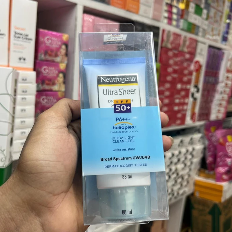 Neutrogena Ultra Sheer Dry Touch Sunblock SPF 50+ 88gm - Image 5
