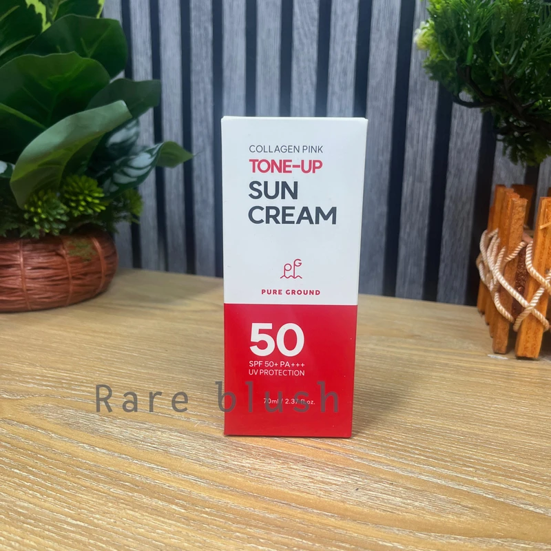 Pure Ground Collagen Pink Tone-Up Sun Cream SPF50+ 70ml