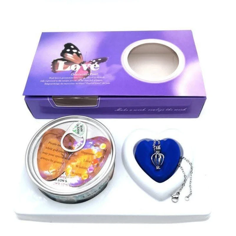 Real Pearl Gift Set in Oyster Shell with Necklace – Romantic Surprise Jewelry Box - Image 4