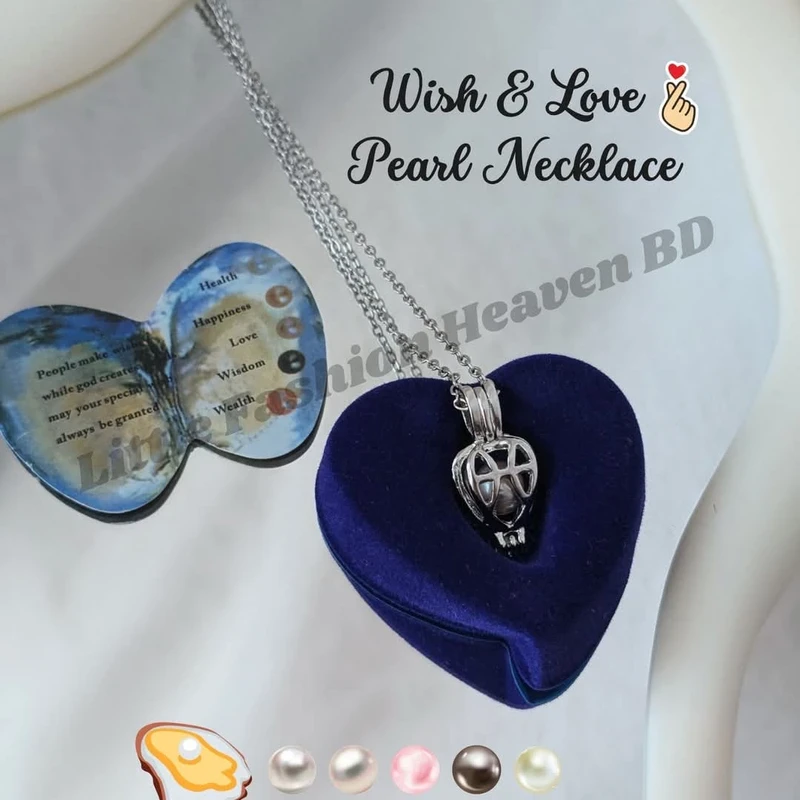 Real Pearl Gift Set in Oyster Shell with Necklace – Romantic Surprise Jewelry Box - Image 6