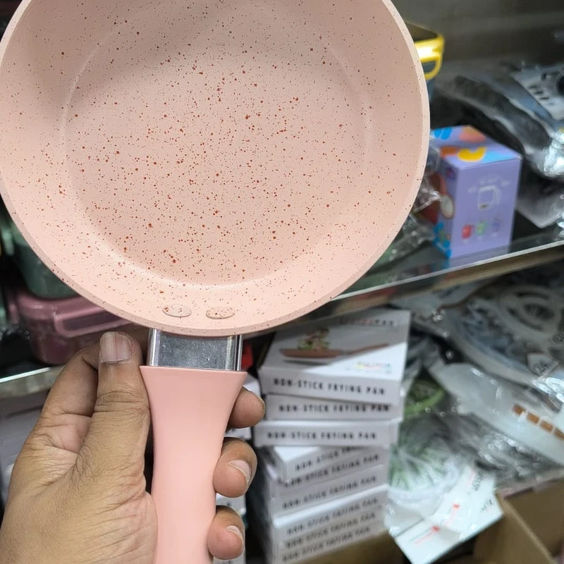 Mini Non-Stick Omelette Pan - Marble Coated Frying Pan 16cm