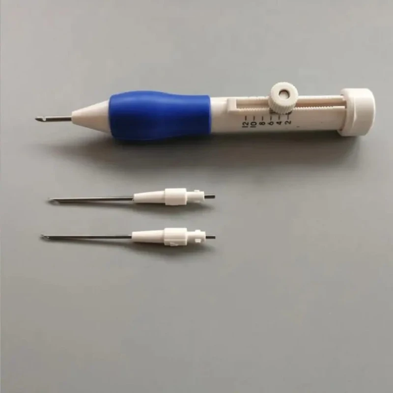 Adjustable DIY Embroidery Needle Pen Magic Plastic Punch Knitting Needle Set - Image 3