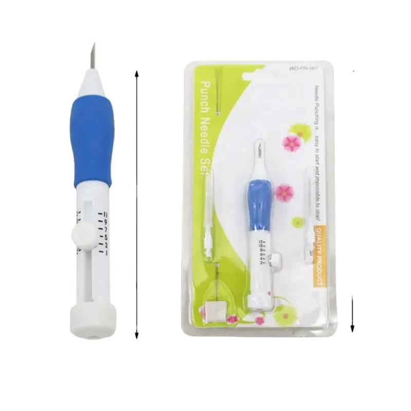 Adjustable DIY Embroidery Needle Pen Magic Plastic Punch Knitting Needle Set - Image 5