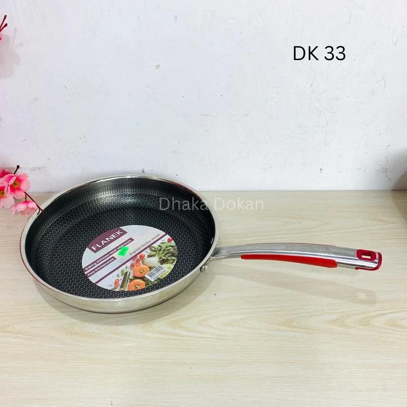 [28cm] Heavy 316Steel Fry pan [Bothside Honeycom]