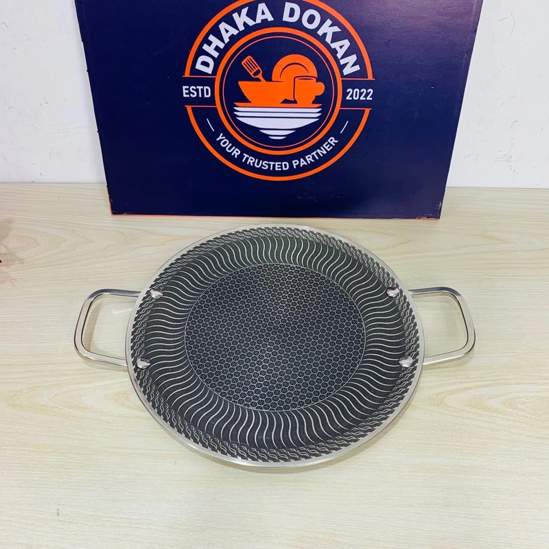 30cm(11.8" 2mm) High Quality Steel Honeycomb Tawa