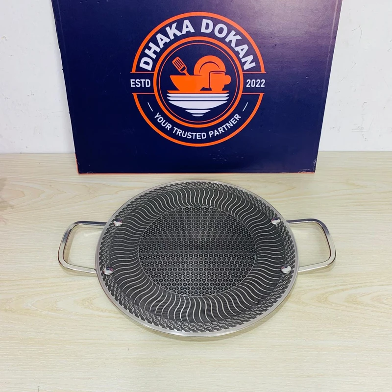 28cm(11" 2mm) High Quality Steel Honeycomb Tawa