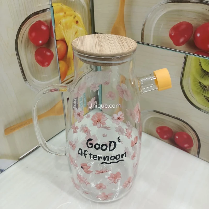 Glass Oil Jar