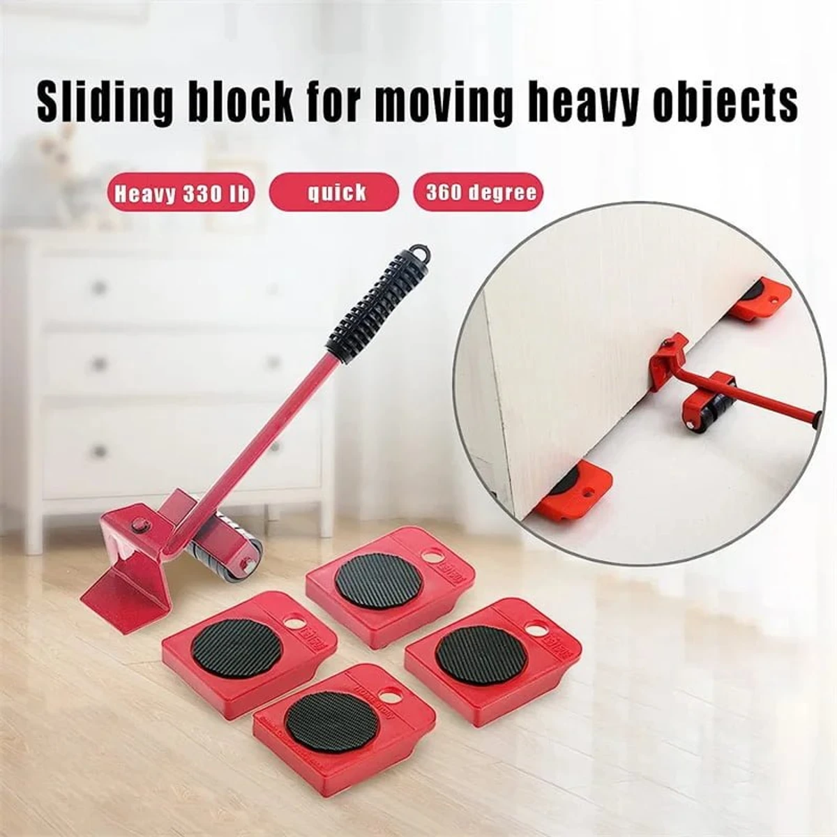 Heavy Furniture Moving Tool Sofa Refrigerator Washing Machine Mover - Image 1