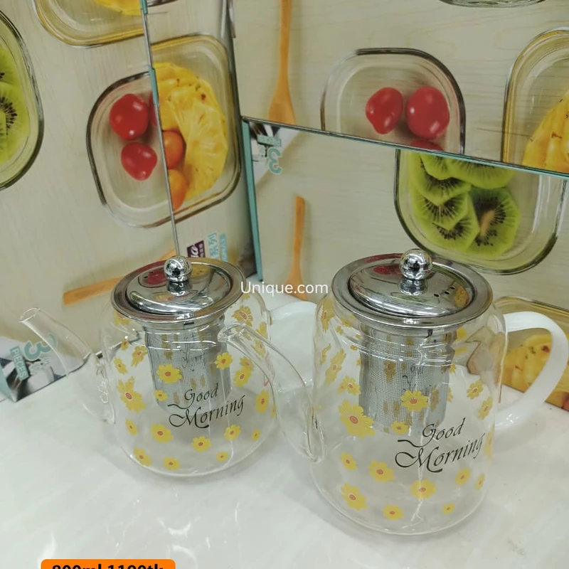 glass teapot