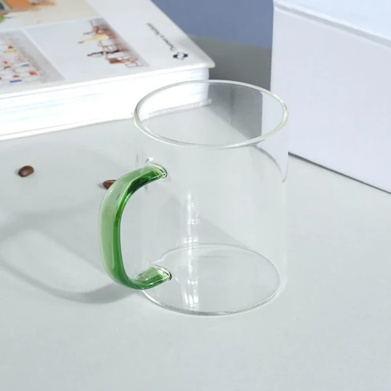 borosilicate glass mug  4pcs set
