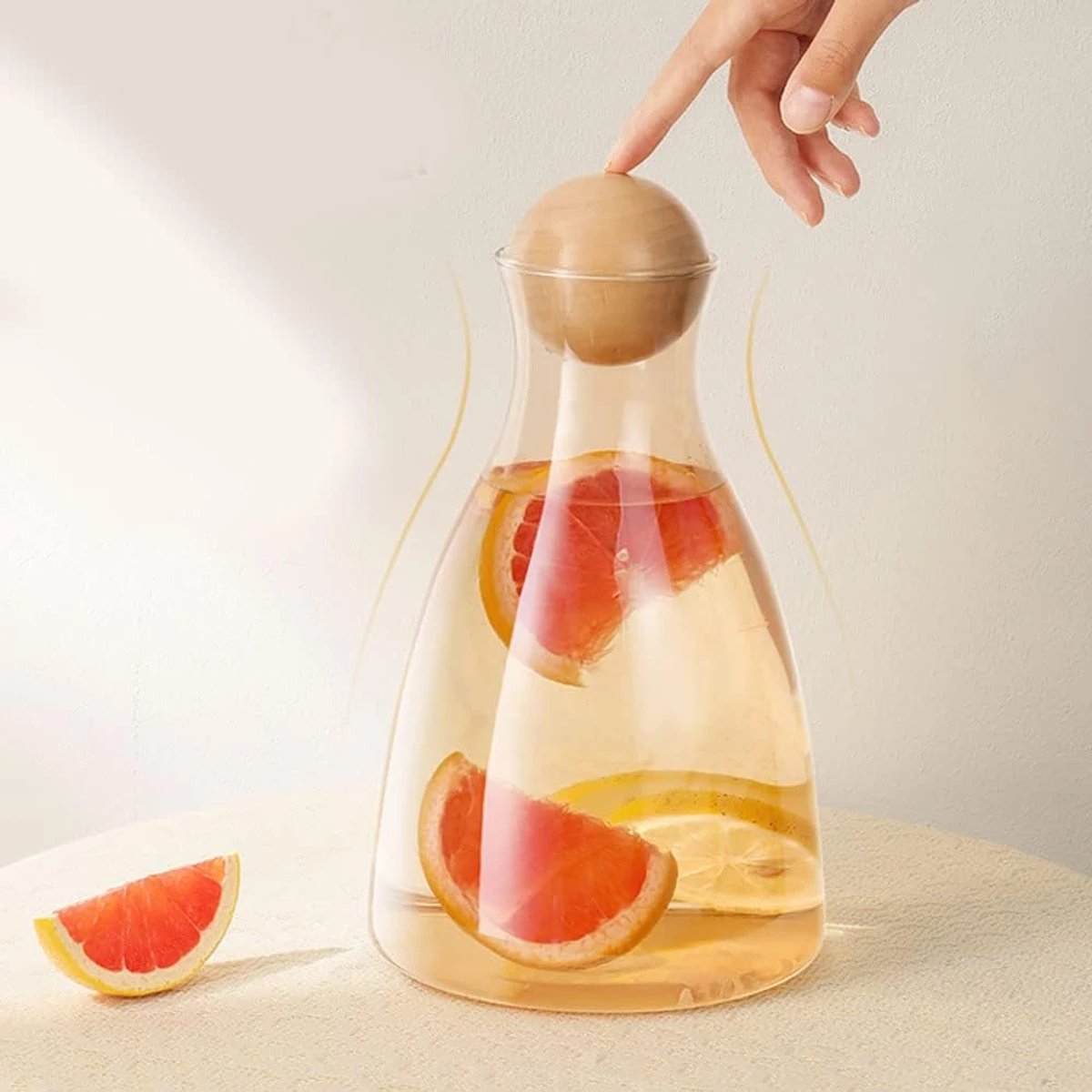 Fire proof glass juice jar jug 1700ml (wc/ed)