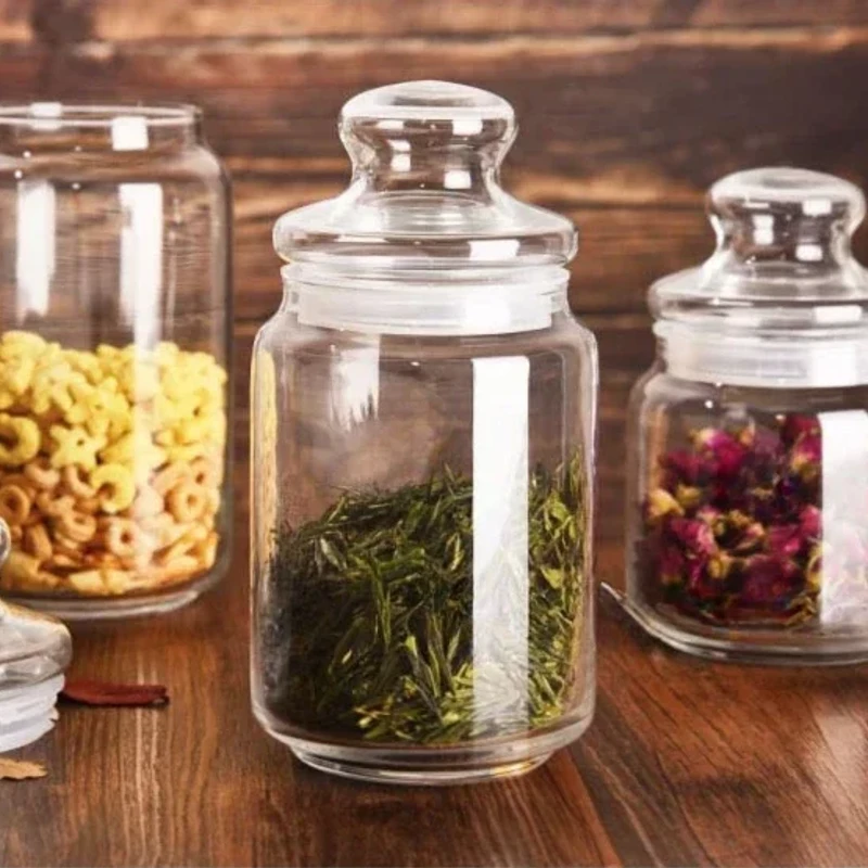 glass jars,