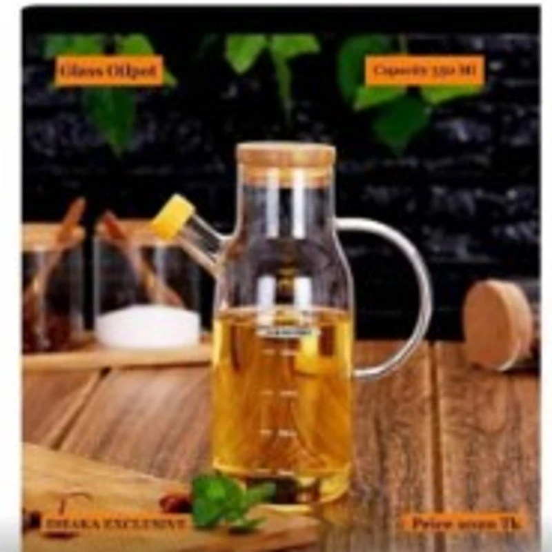 glass oil jar