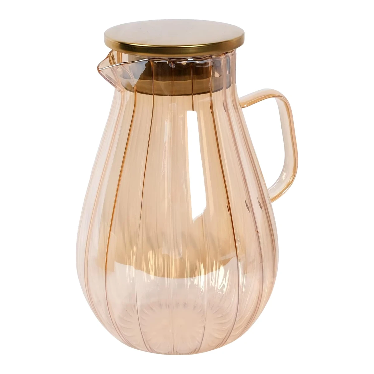 1.8L High Borosilicate Glass Cold Kettle Glass Cup Vertical Stripes Water Bottle Boil Water Jug Beverages Juice Pitcher Tea Pots - Image 6