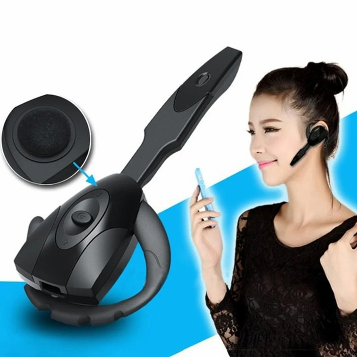 STEREO WIRELESS BUSINESS BLUETOOTH HEADPHONES - Image 1