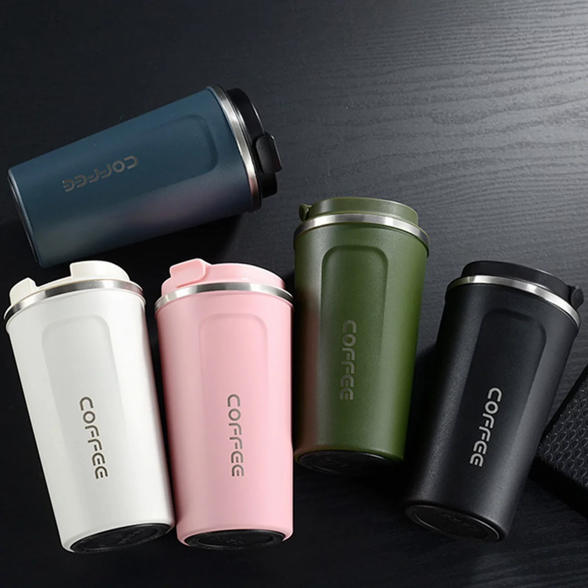 Stainless Steel Coffee Cup Thermos Mug Leak-Proof Thermos Travel Thermal Vacuum Flask Insulated Cup Water Bottle 510ML - Image 5