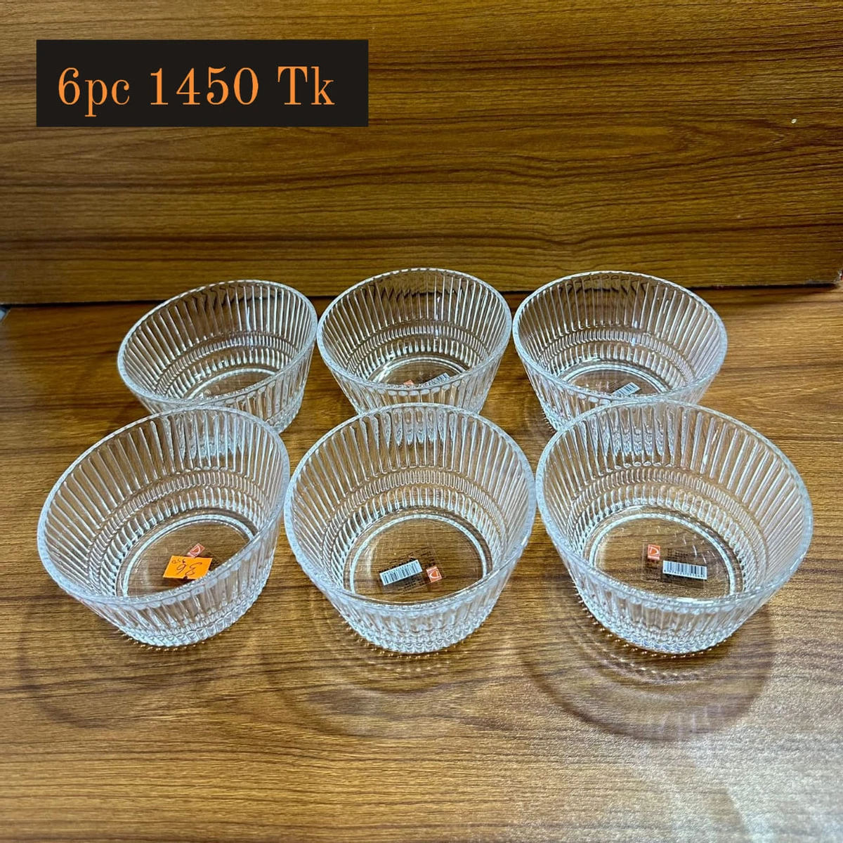 Infinite tech Glass Bowl Set of 6 Piece