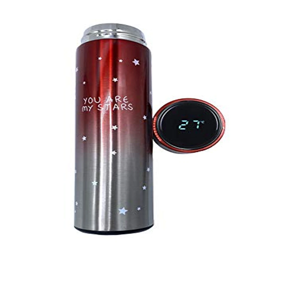 Kids Kraft Stainless Steel Star Printed Insulated Water Bottle with Smart Temperature Display - Image 6