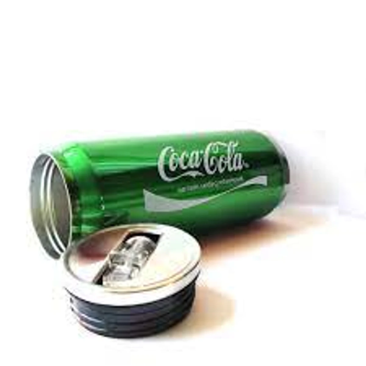 500ml Stainless Steel Coca Cola Design Water Bottle - green , red , blue - Image 4