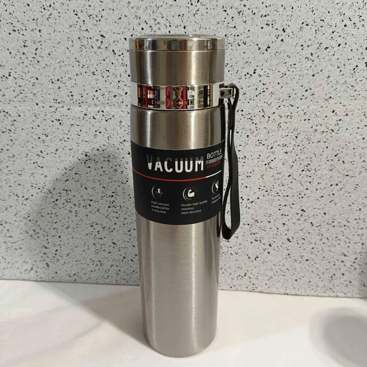 Travel bottle Stainless steel water bottle 1000 ml / thermos bottle for cold water / thermos bottle for hot water - Image 3