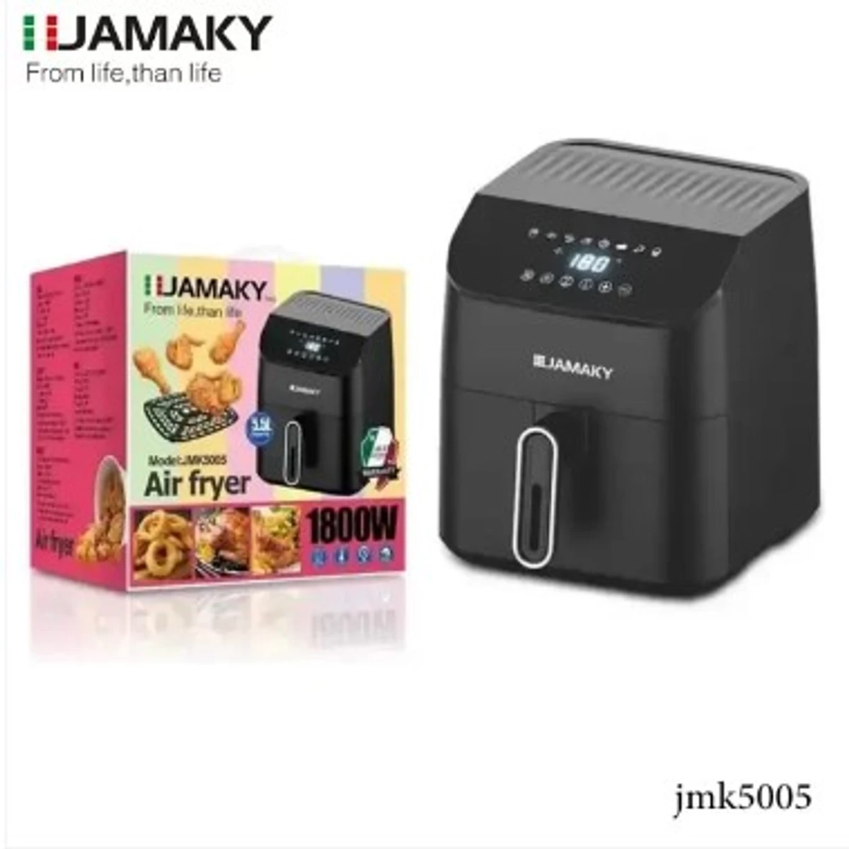 Jamaky JMK5005 – Air fryer 1800 watts, 5.5 Ltr