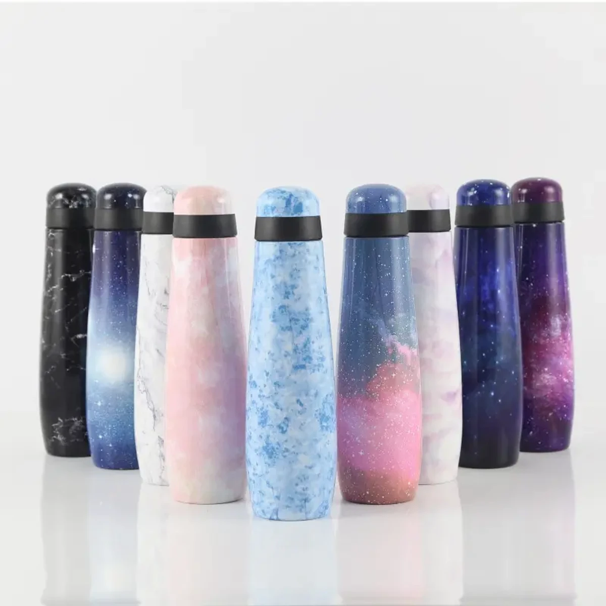 Seaygift high quality marble starry sky design double wall vacuum insulated water bottle stainless steel thermos flask bottle - Image 5