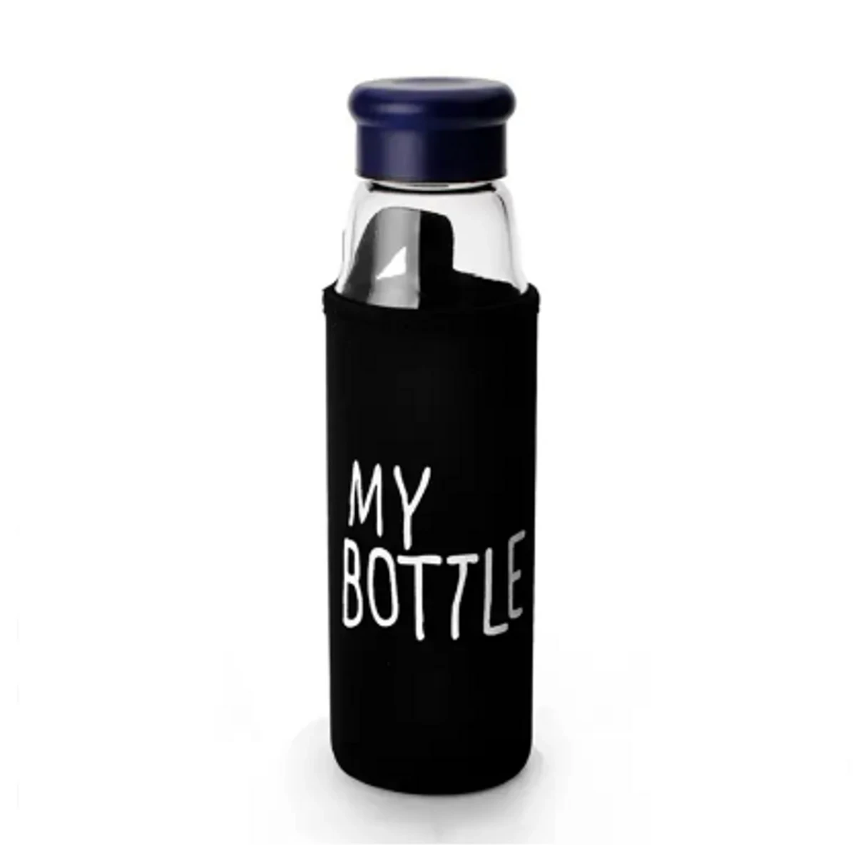 Jazz style water bottle with glass - Image 4