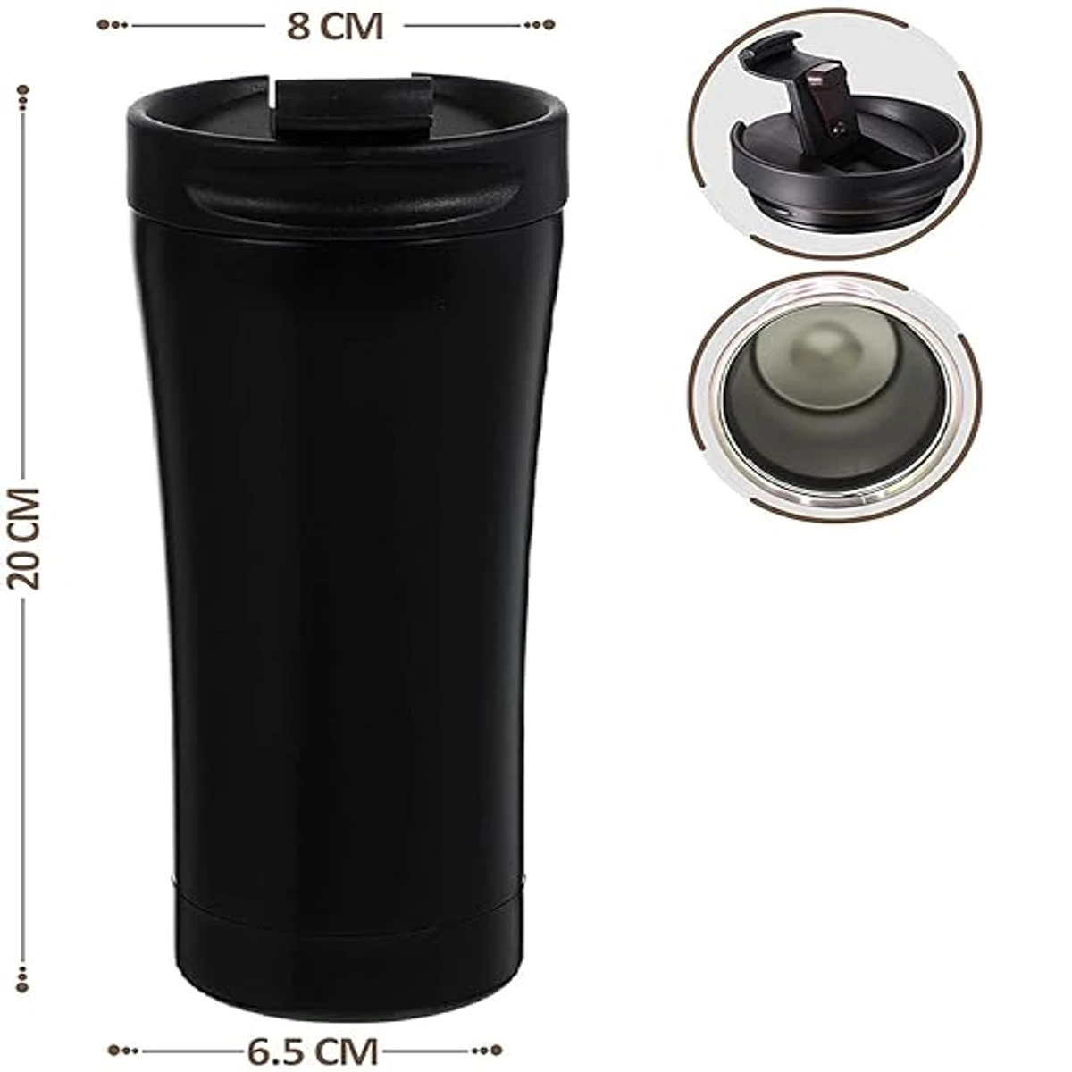 TASKHOUSE Travel Mug Insulated Coffee Cup with Leakproof Lid - Image 4