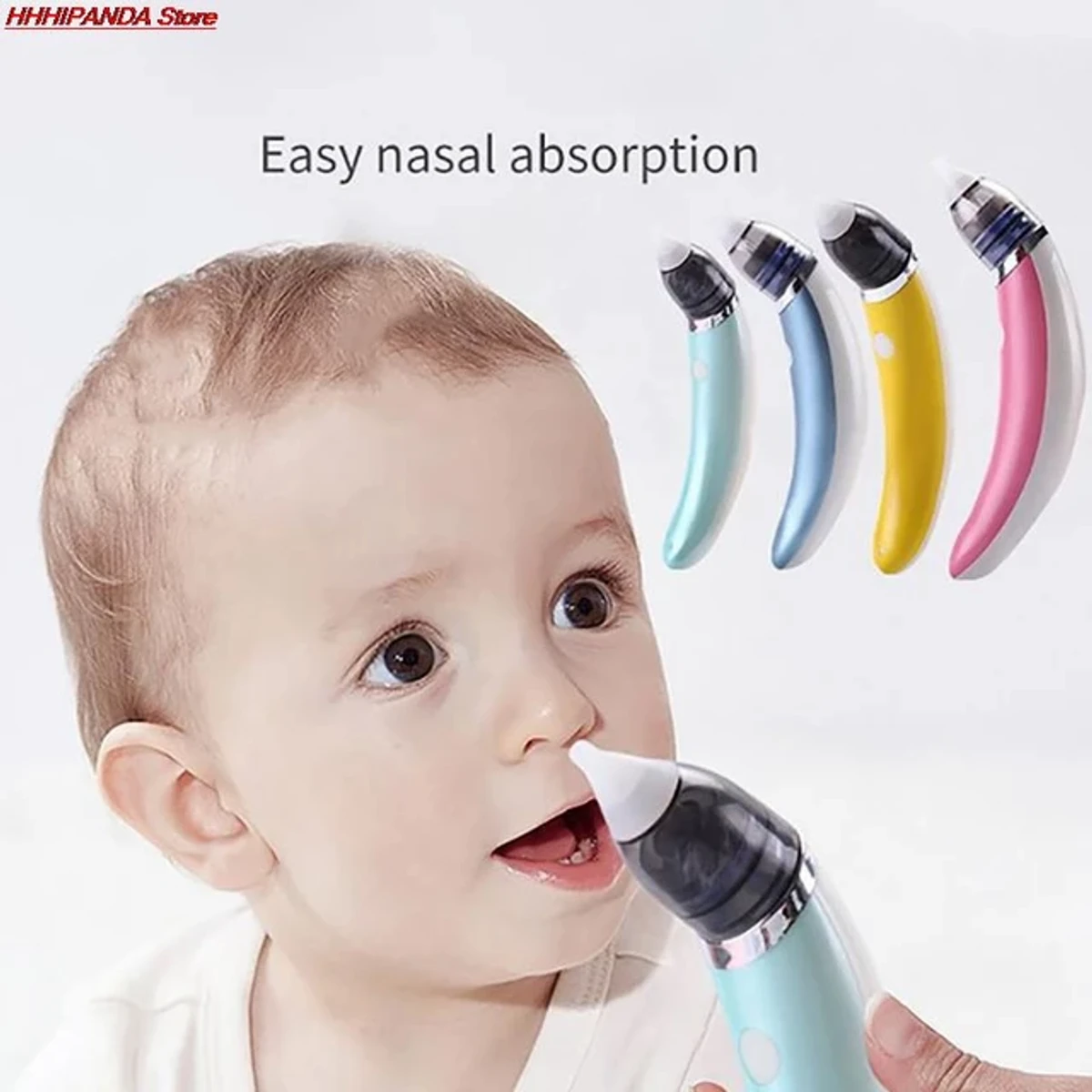 Cimiva Baby Health Care Nasal Aspirator Electric Hygienic Nose Cleaner For Boy Girls-green - Image 5