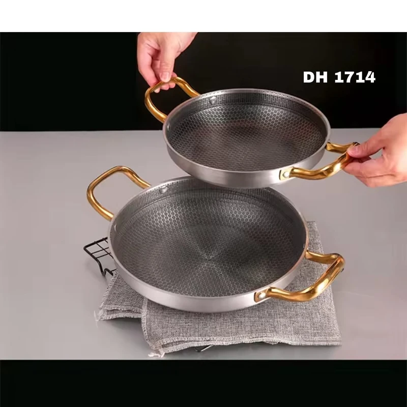3Pcs Combo Set Honeycomb  Flat pan (24,26,28cm) - Image 5