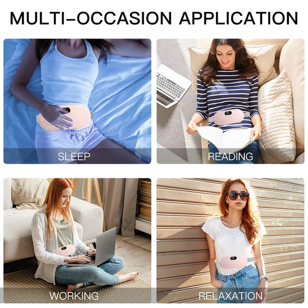 ODM/OEM Abdominal Waist Warming Belt Thermal Heating Pad for Women Pain Relief Menstrual Heating Pad for Period Cramps - Thumbnail 6
