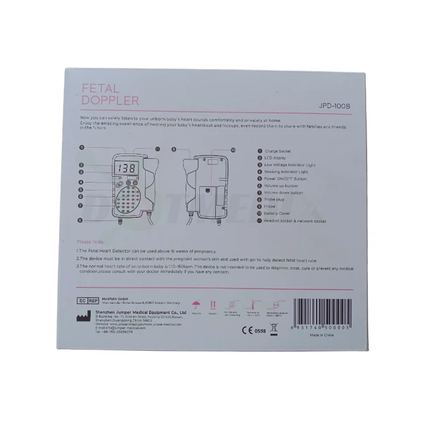 Fetal Doppler Jumper JPD-100B (Dry Battery) - Thumbnail 3