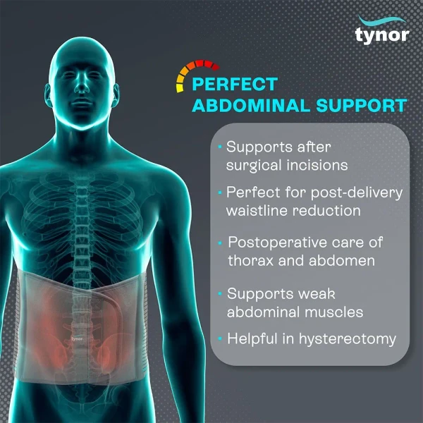 Abdominal Support 9"/23cm  Tynor A-01 - Thumbnail 3
