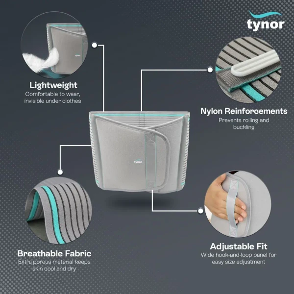 Abdominal Support 9"/23cm  Tynor A-01 - Thumbnail 4