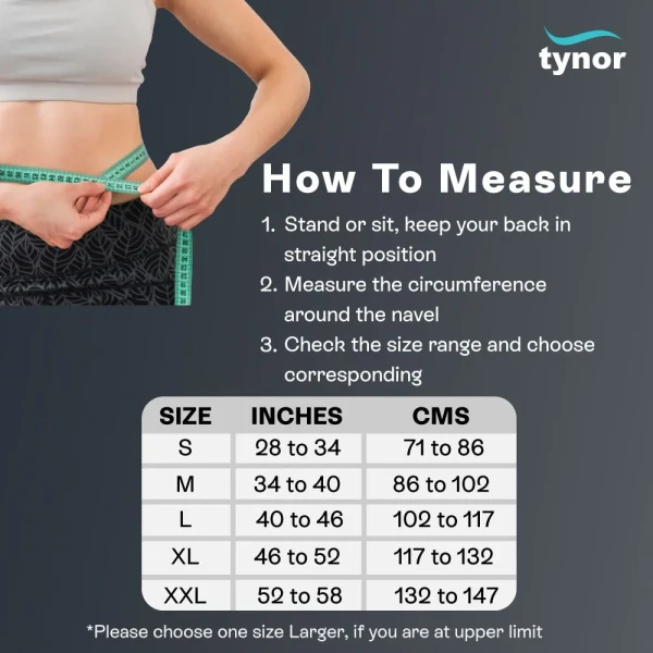 Abdominal Support 9"/23cm  Tynor A-01 - Thumbnail 5