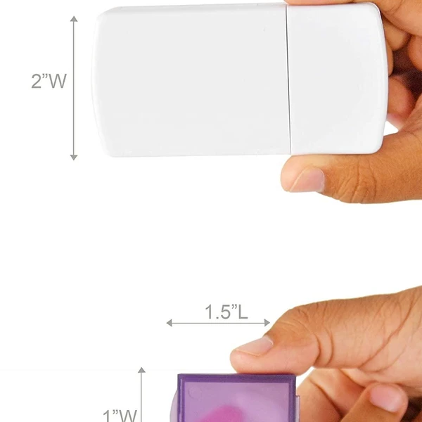 Small Portable Plastic Pill Storage Box with Cutter - Thumbnail 4