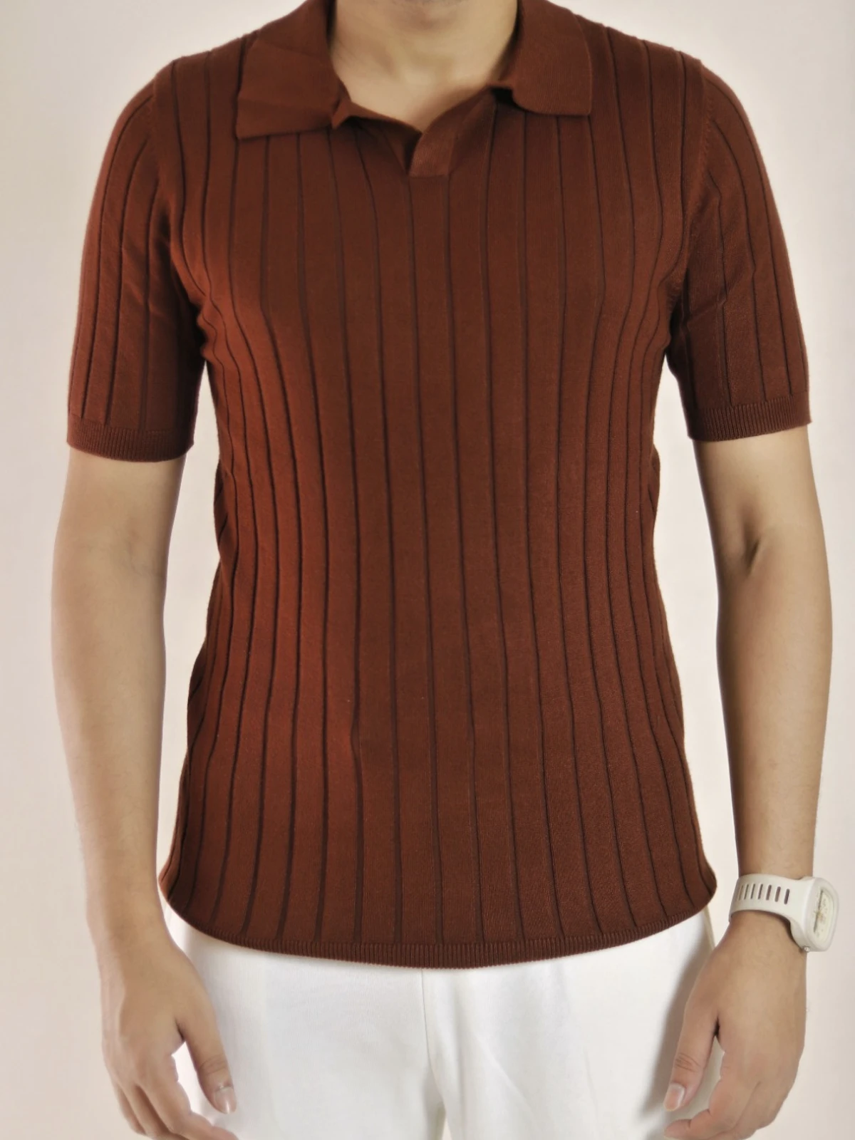 Light Coffee Old Money Polo