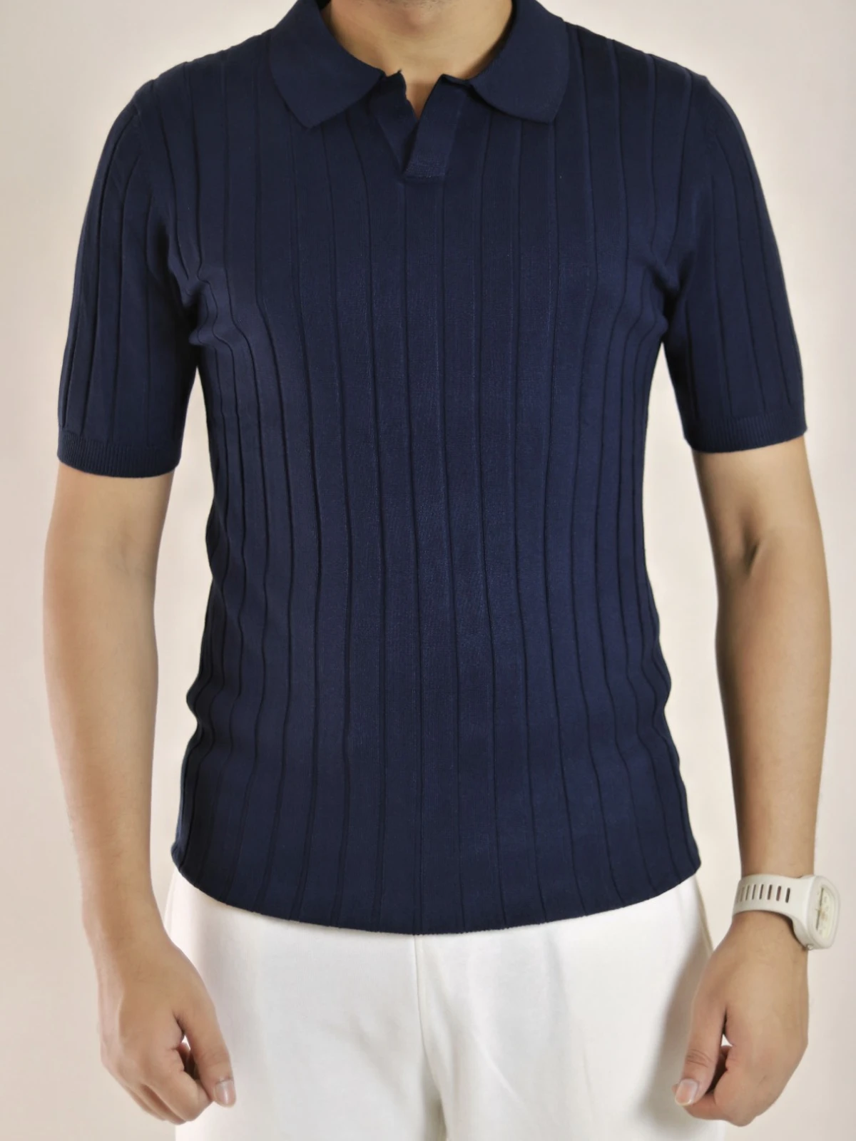 Navy Blue Old Money Polo