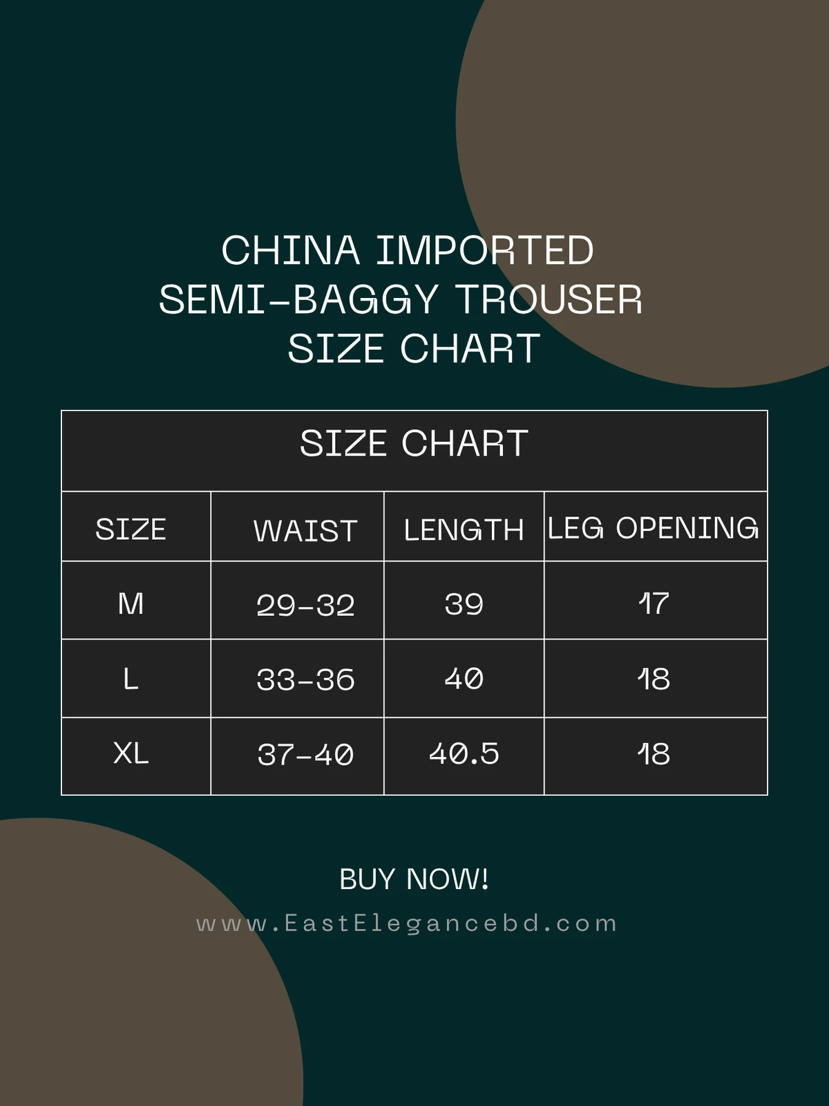 Deep Coffee - Imported China Fabrics Semi Baggy Trouser - Image 5