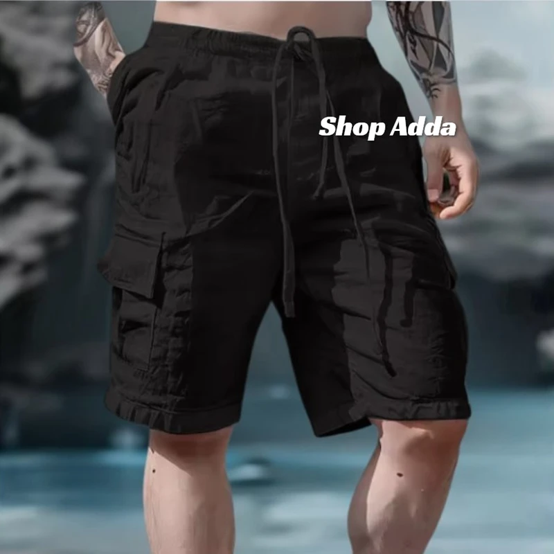 Summer Comfortable 5 Pocket Cotton Shorts For Men
