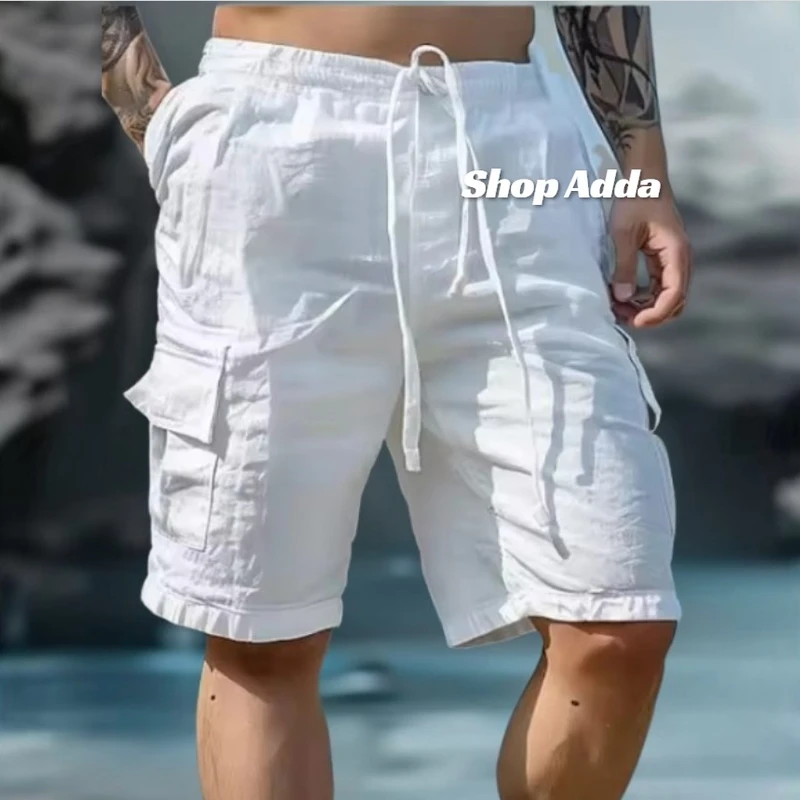 Summer Comfortable 5 Pocket Cotton Shorts For Men