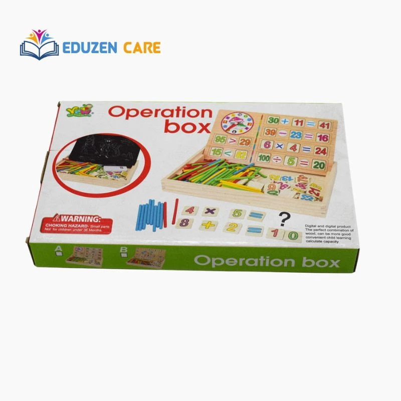 Mathematic Intelligence Box || Kids Educational Math Toys with Counting Rods Wooden Counting Sticks - Image 4