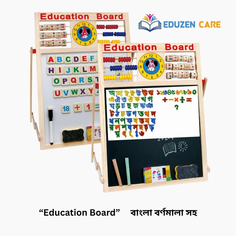 Education Board with Bangla Alphabet