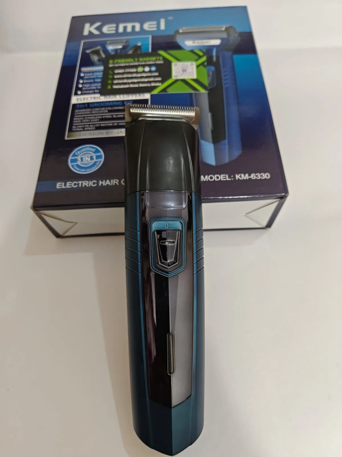 Kemei KM 6330 3 in 1  Shaver and Trimmer - Image 6