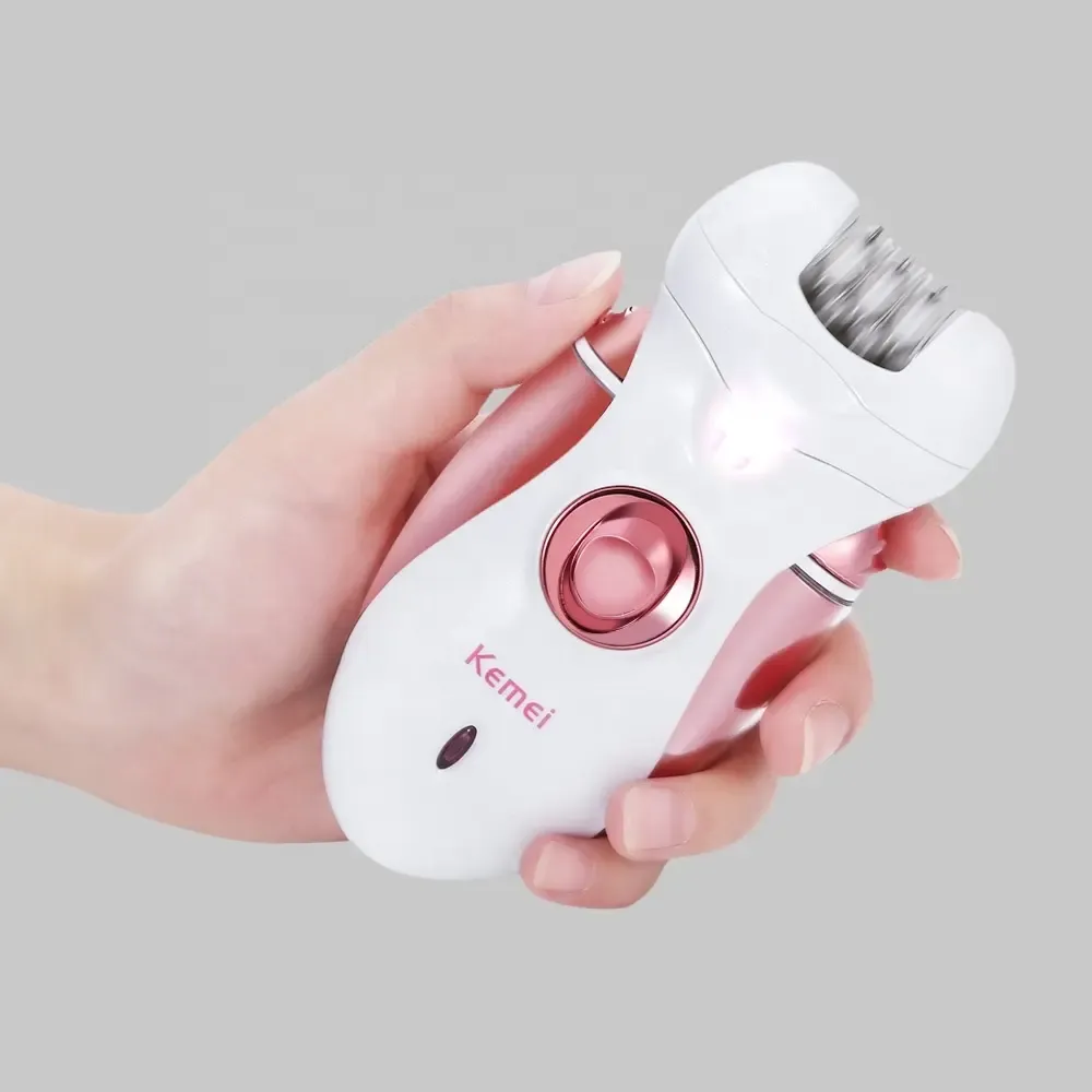Kemei KM-2530 Women 4 in 1 Rechargeable Shaver with Epilator - Image 5
