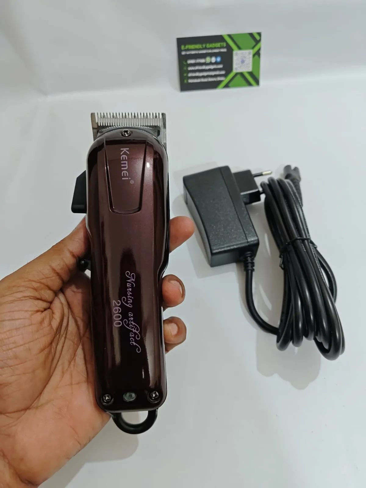 Kemei KM-2600 Professional Hair Clipper and Beard Trimmer for Men