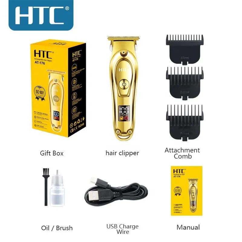 HTC AT-176 Beard Trimmer And Hair Clipper For Men