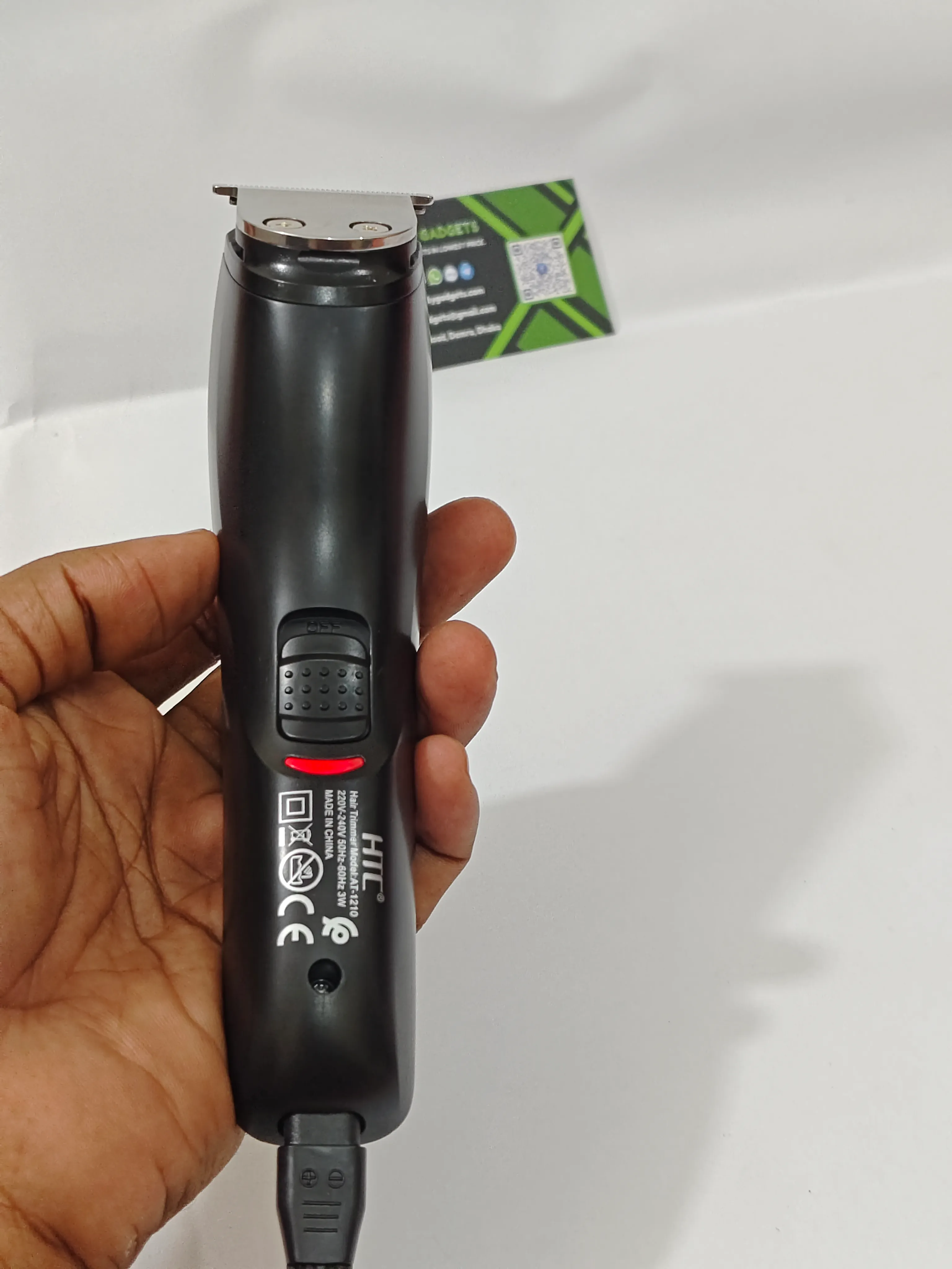 HTC AT-1210 Hair And Beard Trimmer For Man - Image 2